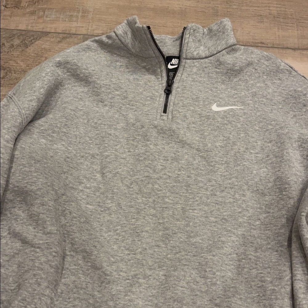 gray nike hoodie